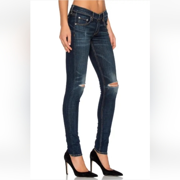 rag & bone Skinny Distressed Jeans 29 x 26 - Picture 2 of 8